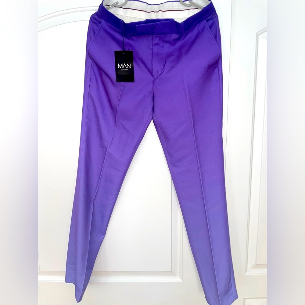 Purple ombre dress pants